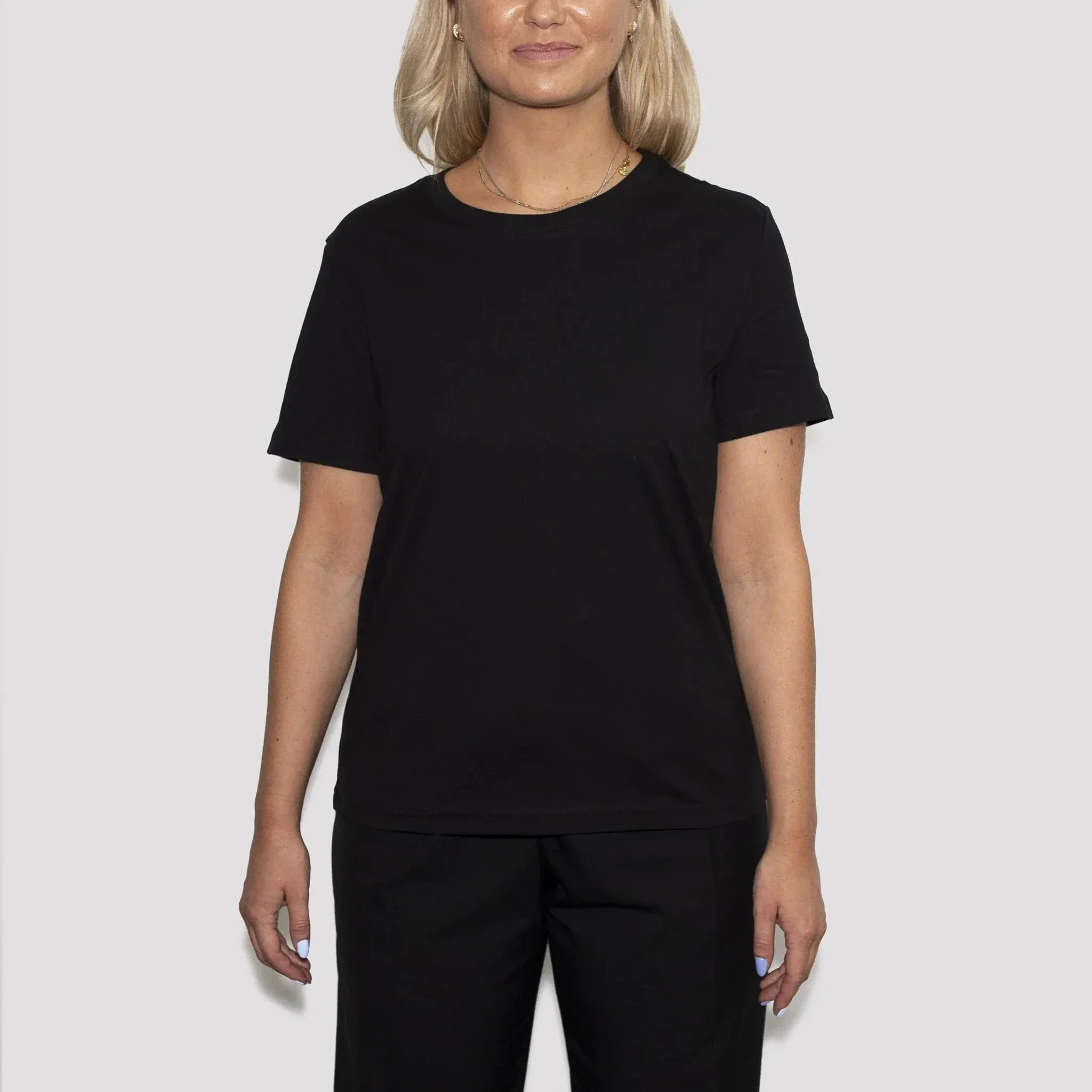 3 Pack | Women’s T-Shirts, Recycled Cotton, Black