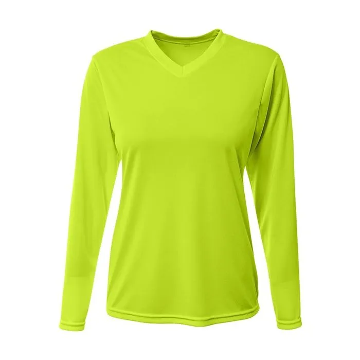 A4 Womens Sprint Long Sleeve Tee