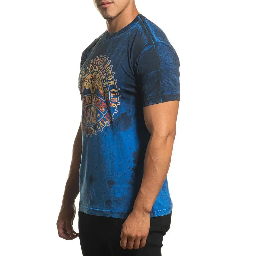 Affliction Men's Genuine Moto Short Sleeve Shirt