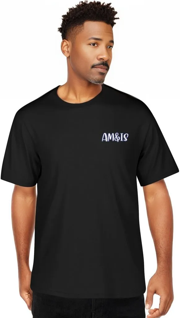 Am&Is Embroidered Unisex Cotton T-shirt