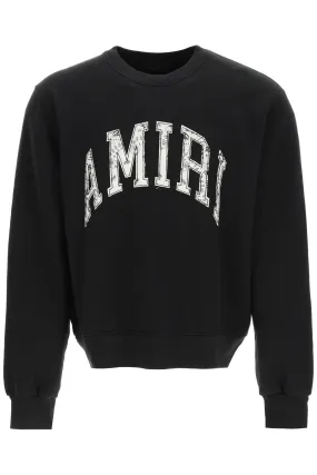 Amiri Varsity Crewneck Jumper