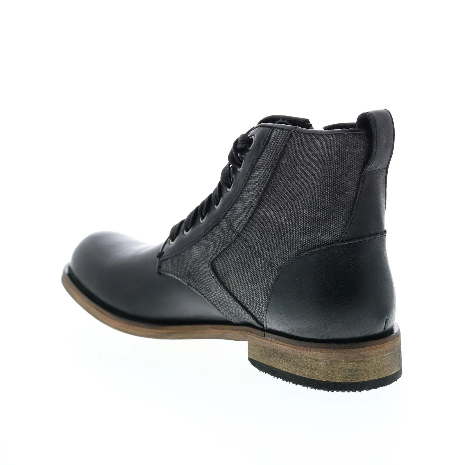 Andrew Marc Forest AMFORSTL-0631 Mens Black Leather Casual Dress Boots