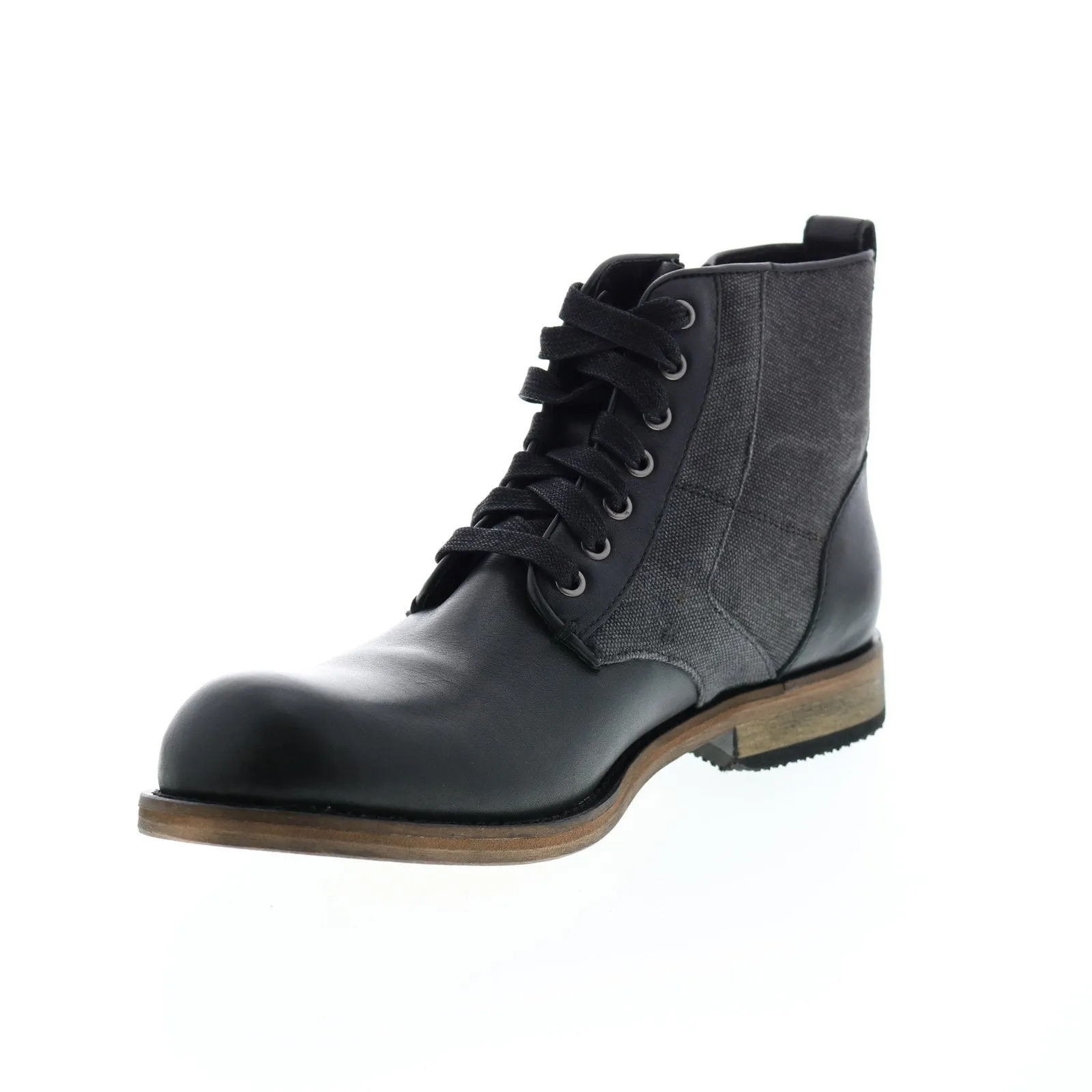 Andrew Marc Forest AMFORSTL-0631 Mens Black Leather Casual Dress Boots