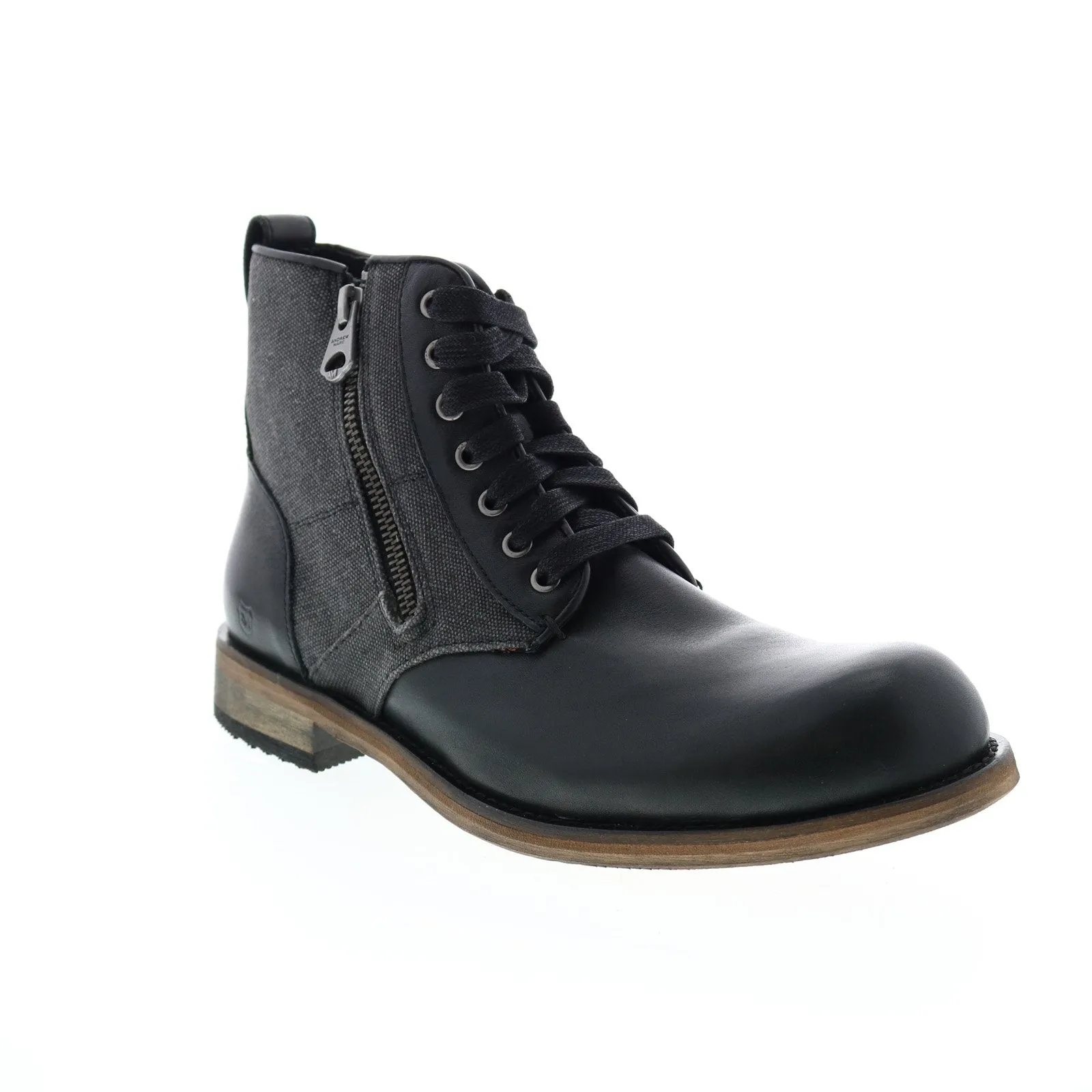 Andrew Marc Forest AMFORSTL-0631 Mens Black Leather Casual Dress Boots