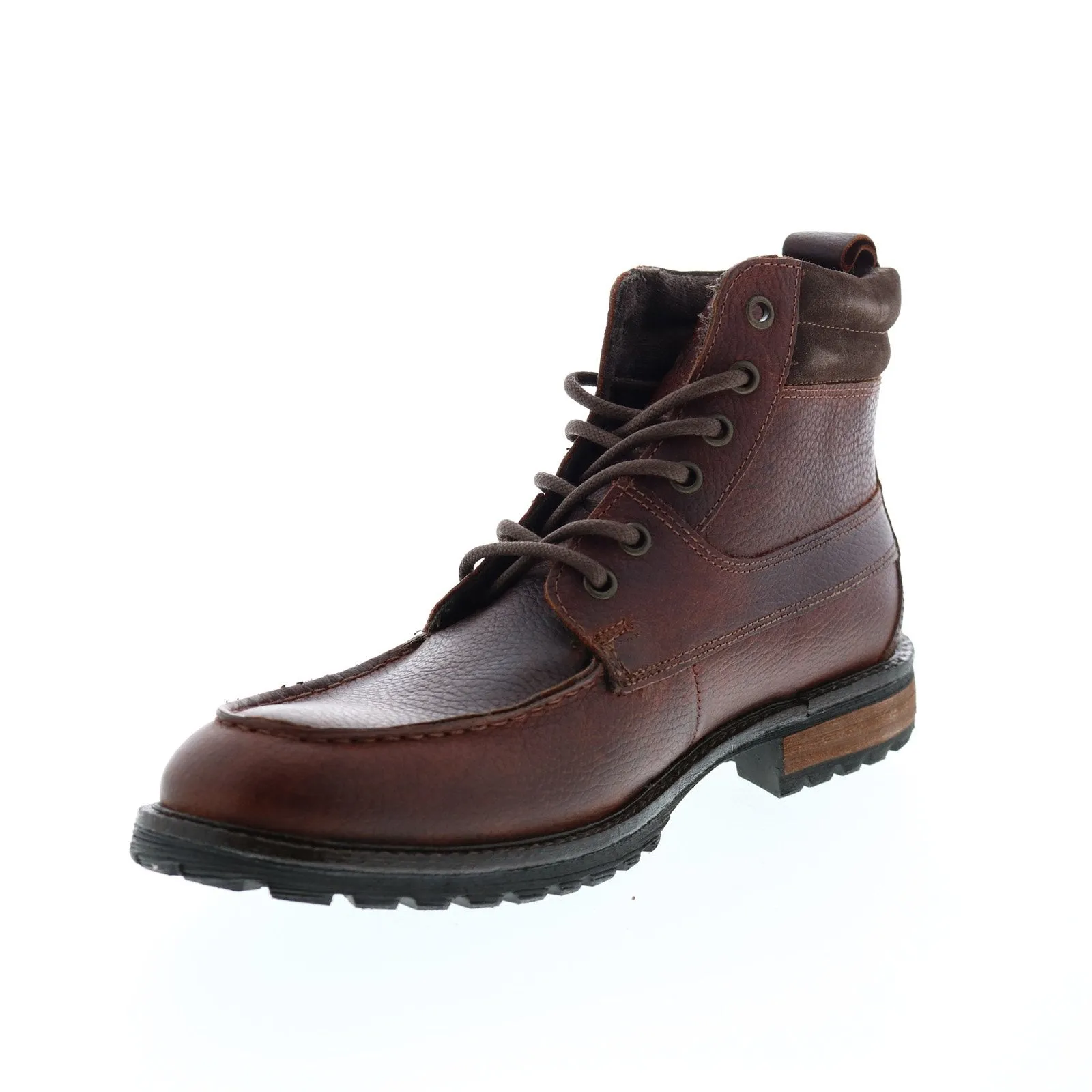 Andrew Marc Yates NYYATESG-6360 Mens Burgundy Leather Casual Dress Boots