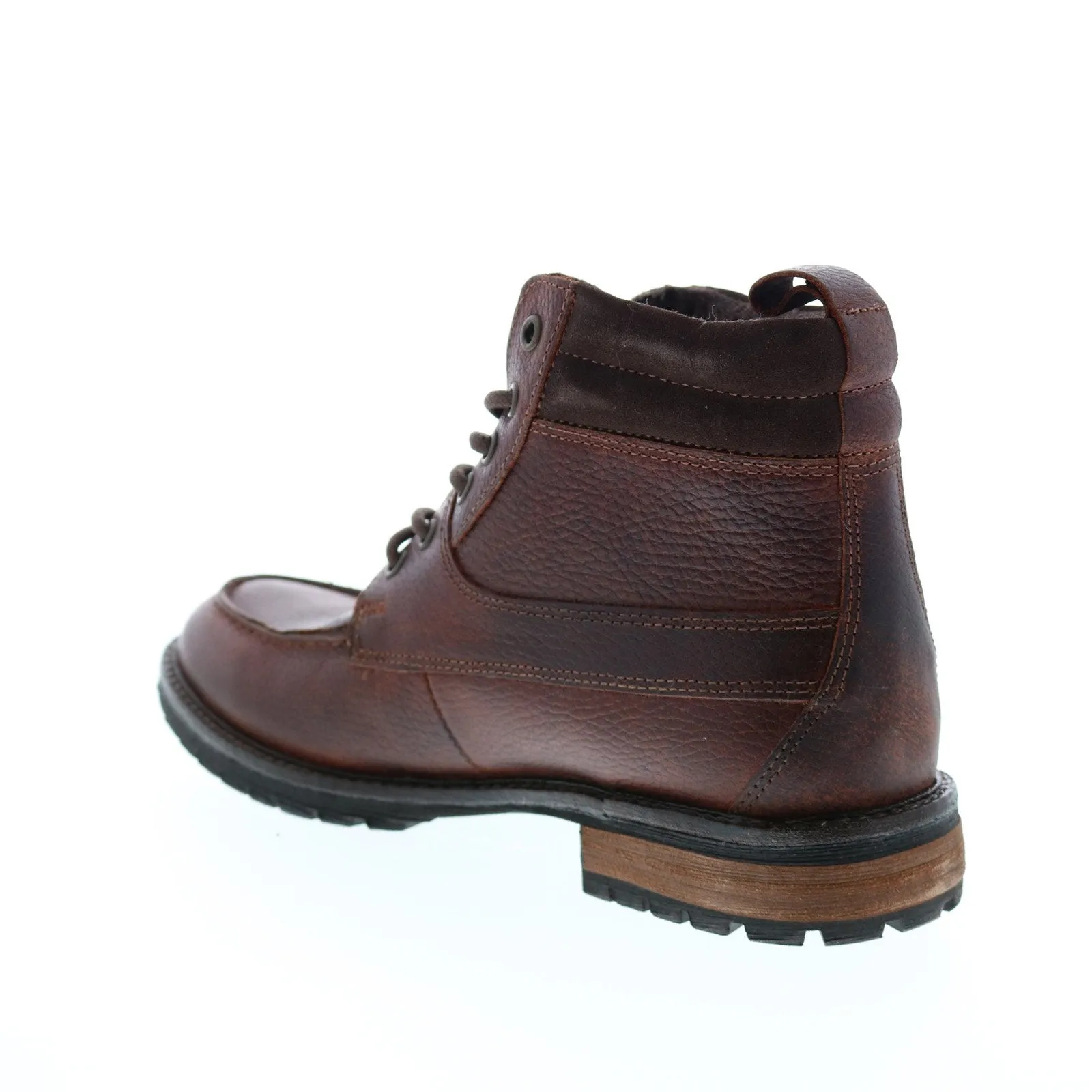 Andrew Marc Yates NYYATESG-6360 Mens Burgundy Leather Casual Dress Boots