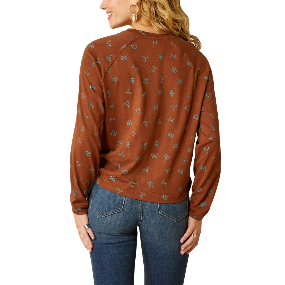 Ariat Women's Della Long Sleeve Twist Top