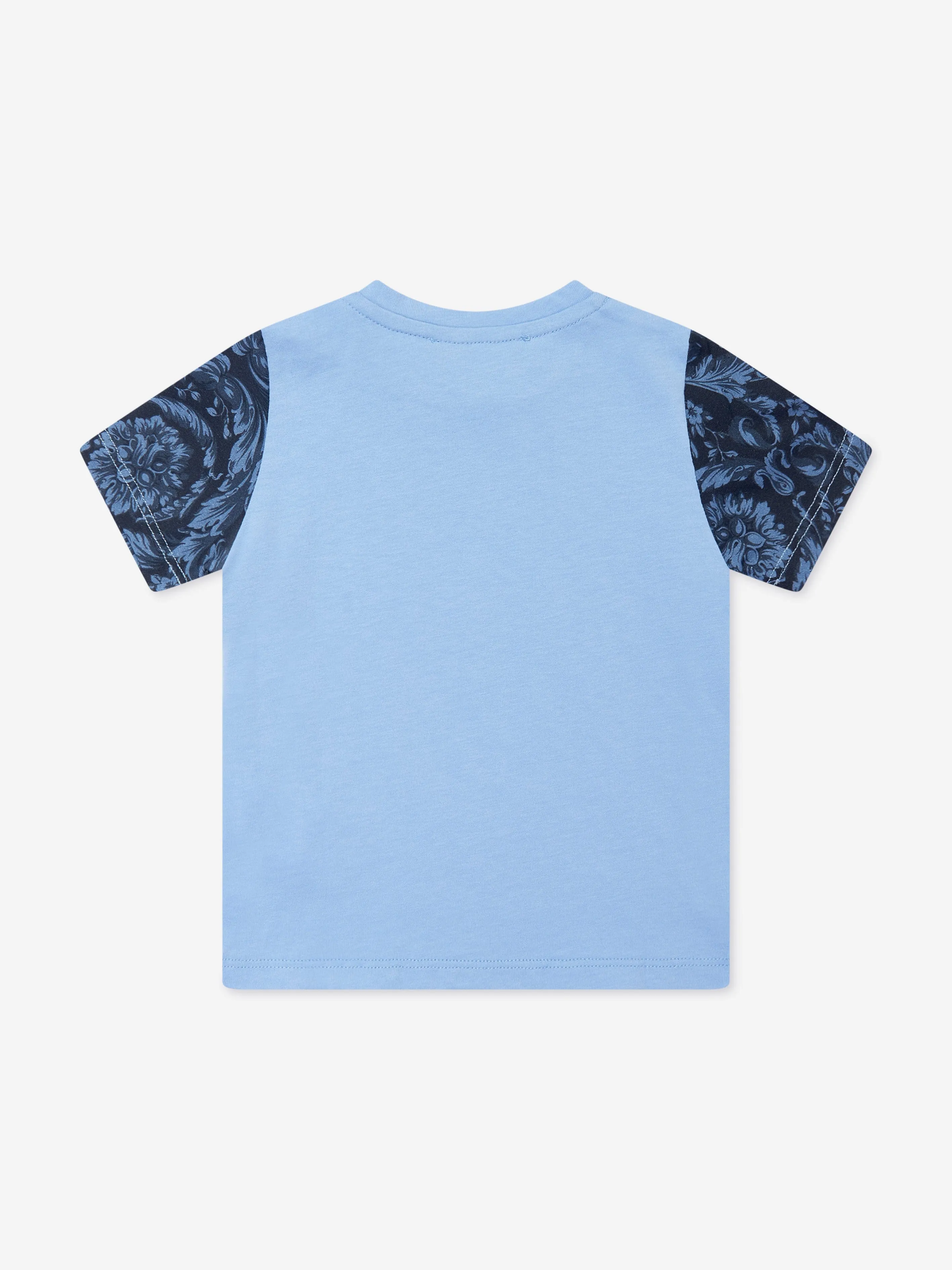 Baby Boys Barocco Logo T-Shirt in Blue