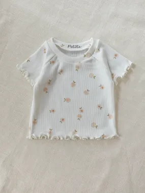 Baby t-shirt / sweet peaches