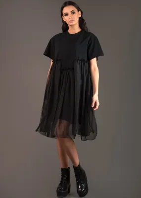 Babydoll Tulle Tee Dress