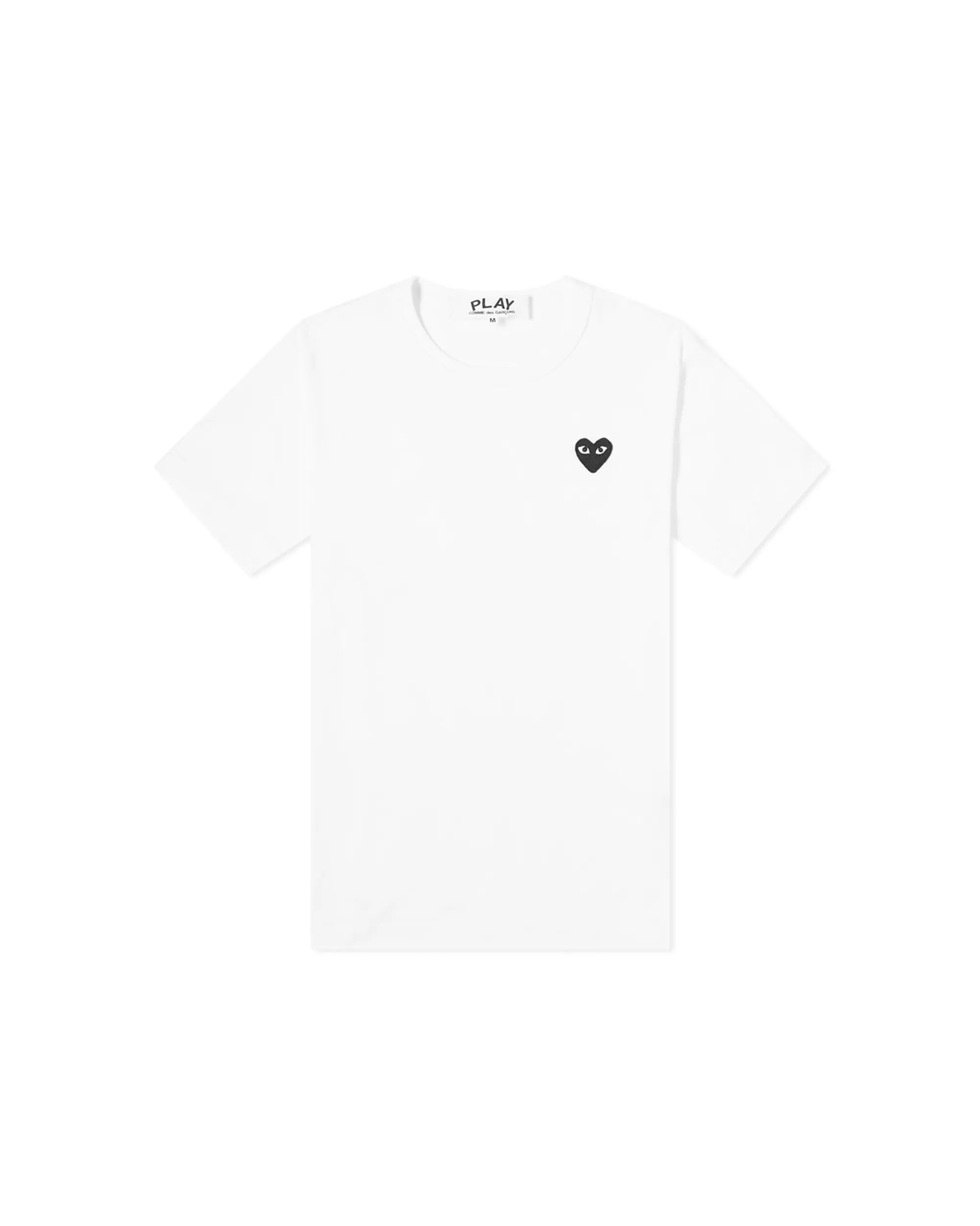 Basic Heart T-Shirt - White / Black