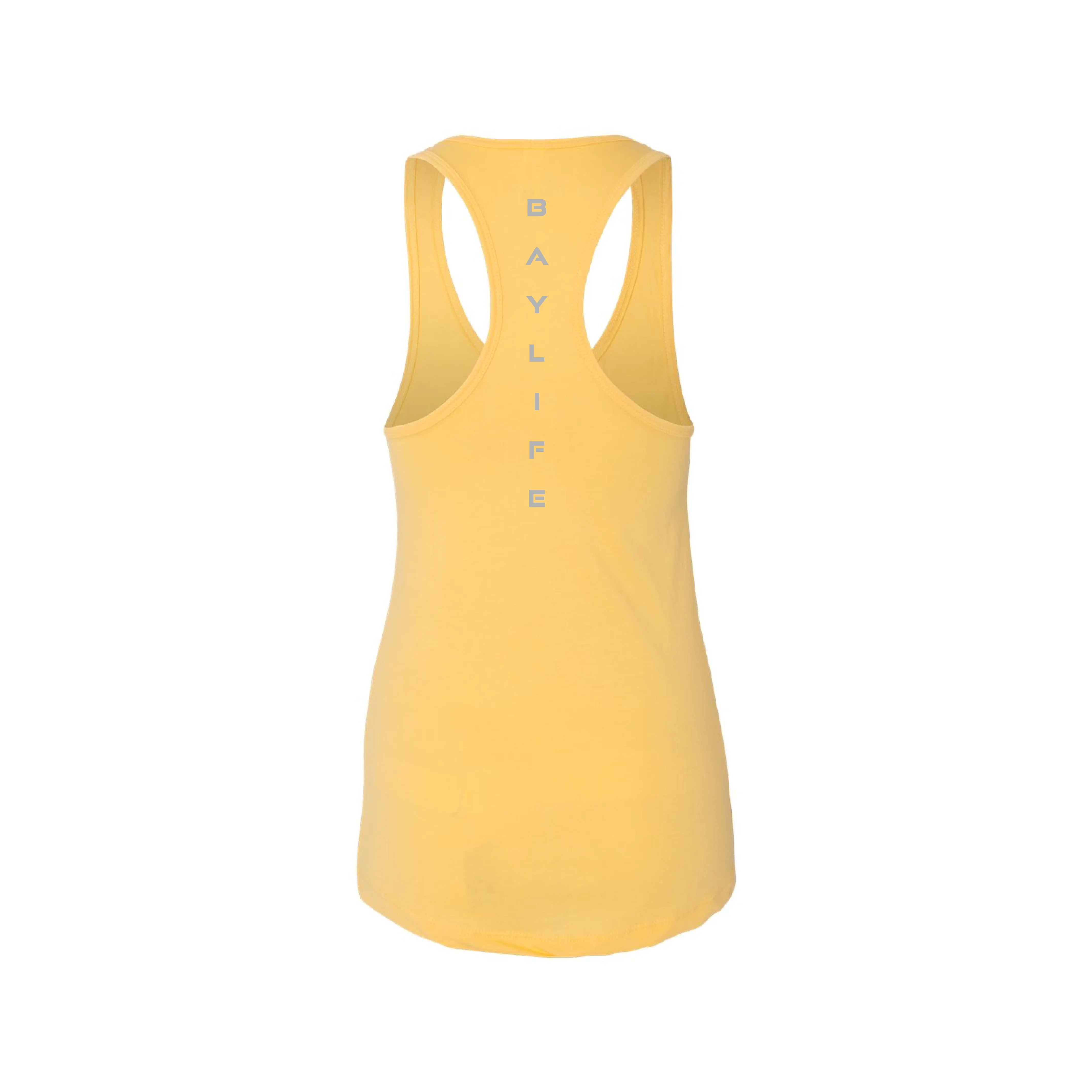 Bay Life Ladies' Racerback Tank Top | Banana