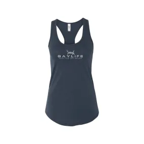 Bay Life Ladies' Racerback Tank Top | Navy