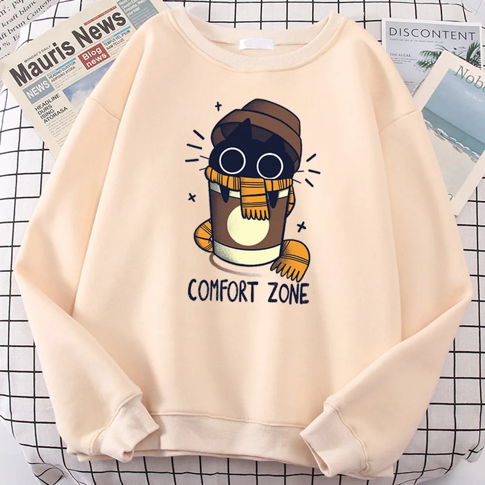 Black Cat Comfort Zone Sweatshirt