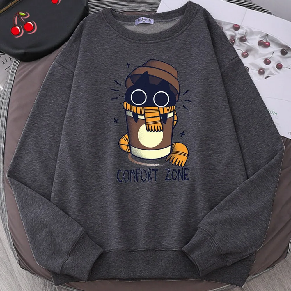 Black Cat Comfort Zone Sweatshirt