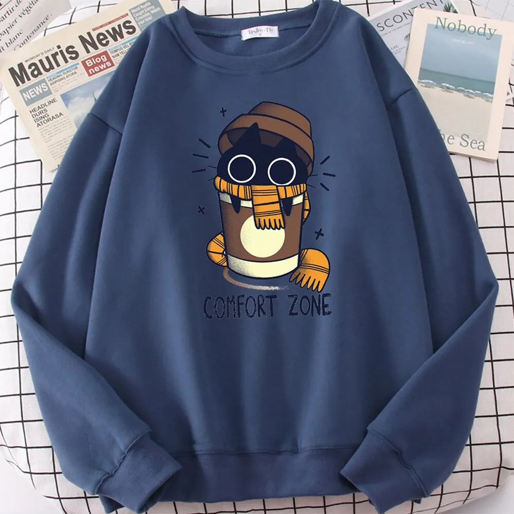 Black Cat Comfort Zone Sweatshirt