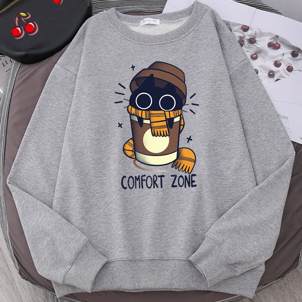 Black Cat Comfort Zone Sweatshirt