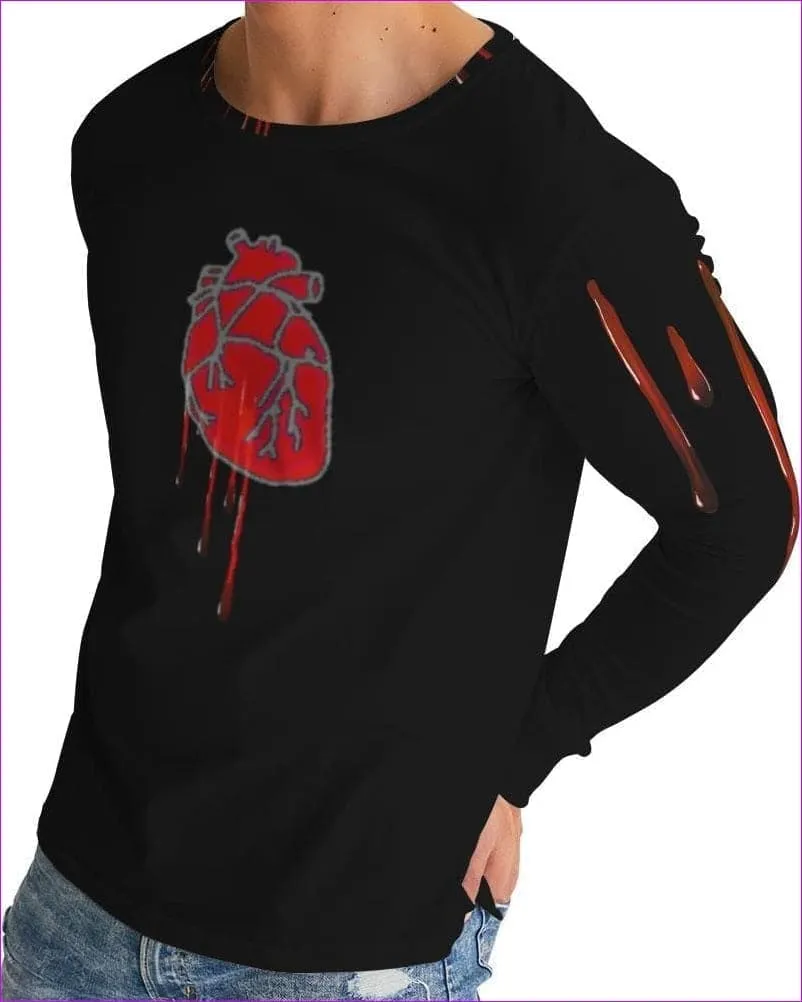 Bleeding Heart Men's Long Sleeve Tee