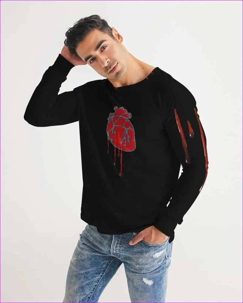 Bleeding Heart Men's Long Sleeve Tee