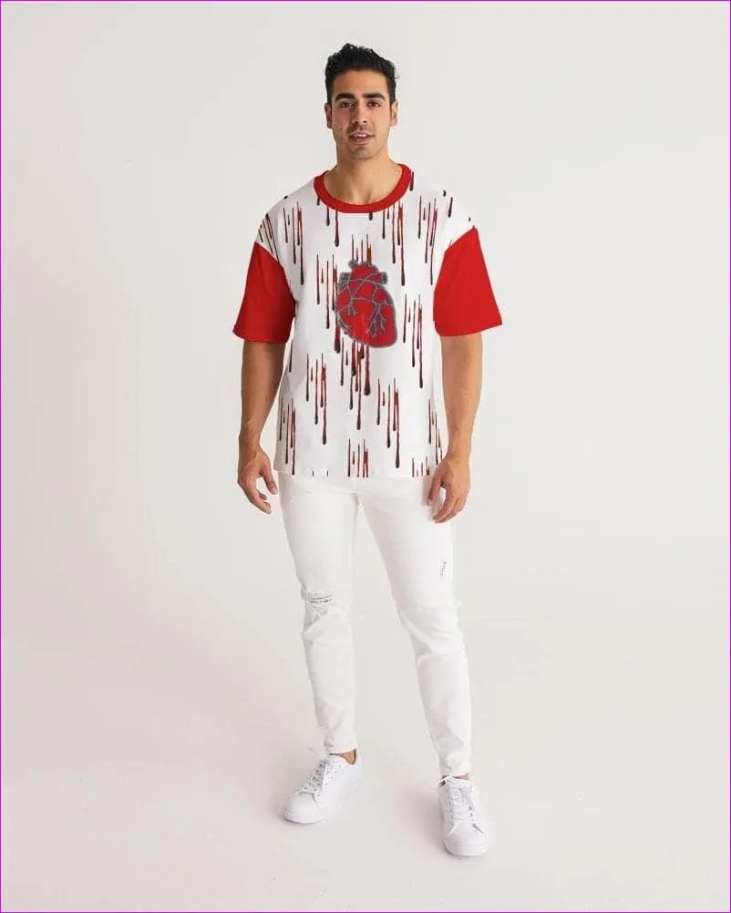 Bleeding Heart  Men's Premium Heavyweight Tee