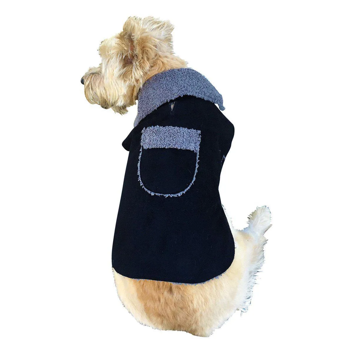 Boho Dog Coat Black