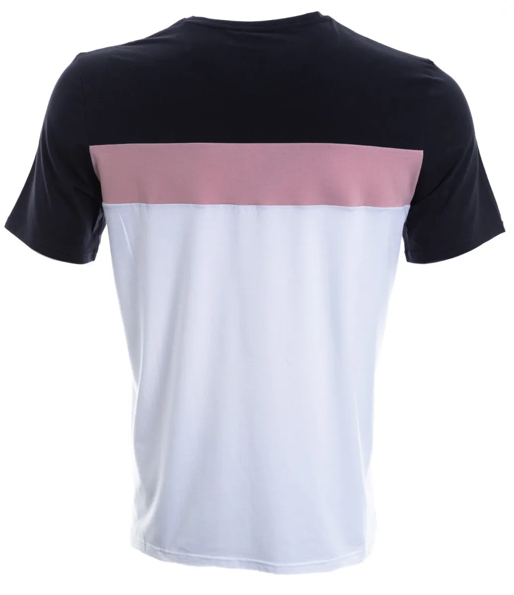 BOSS Balance T-Shirt in Navy, Pink & White