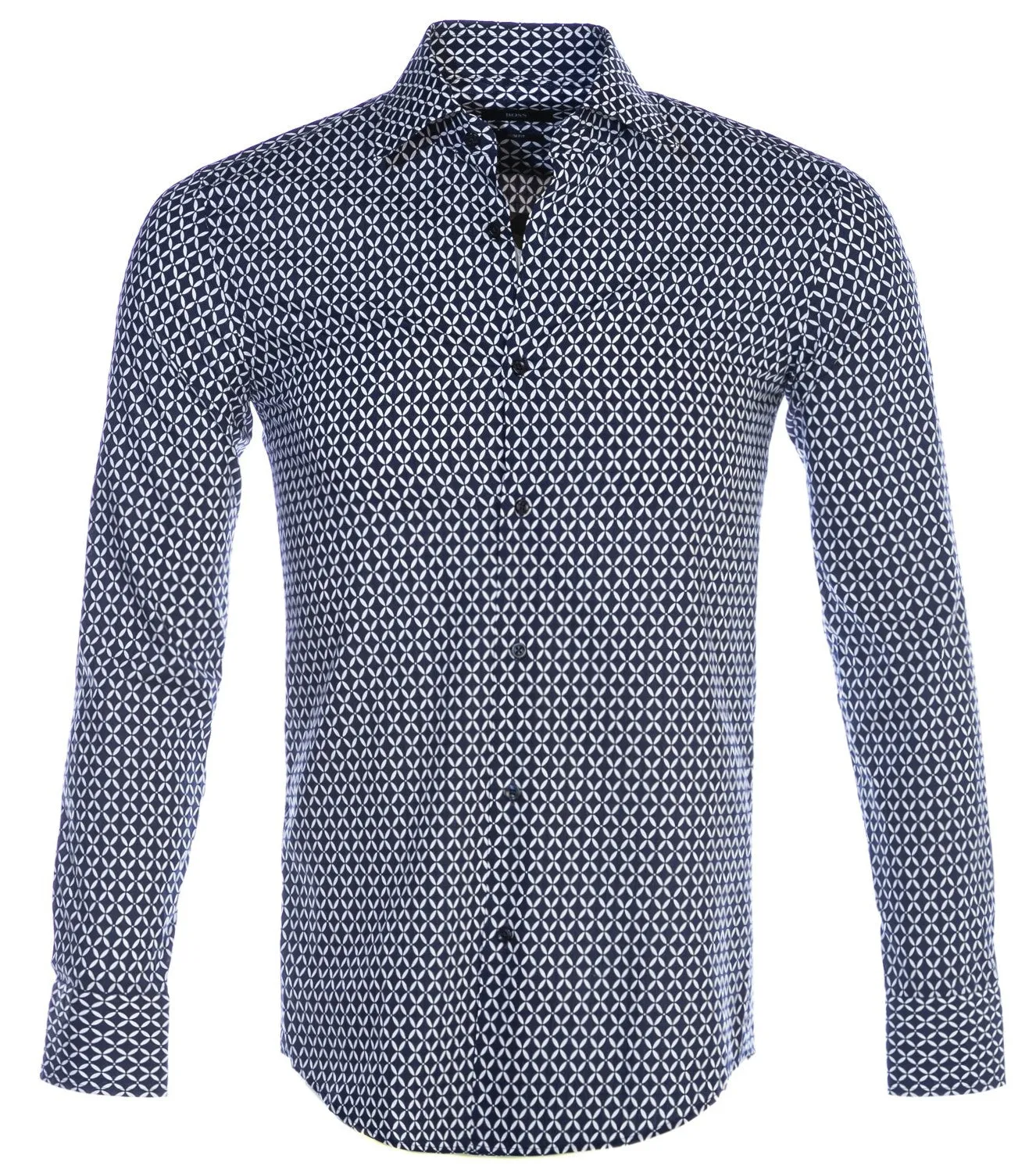 BOSS Jango Print Shirt in Navy Print