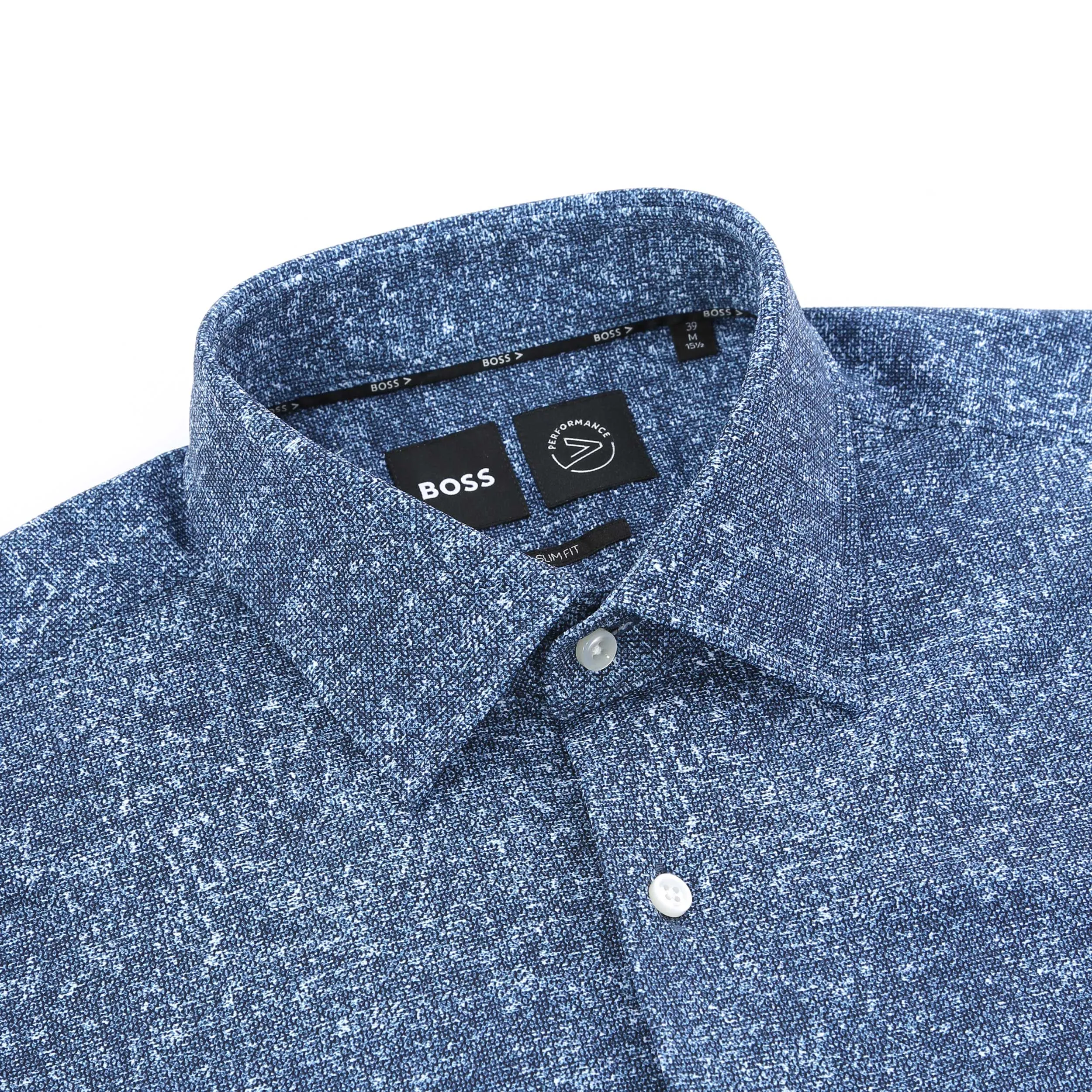 BOSS P Hank Kent C1 222 Shirt in Open Blue