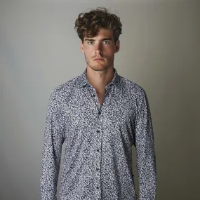 BOSS P Liam Kent C1 234 Shirt in Black and White