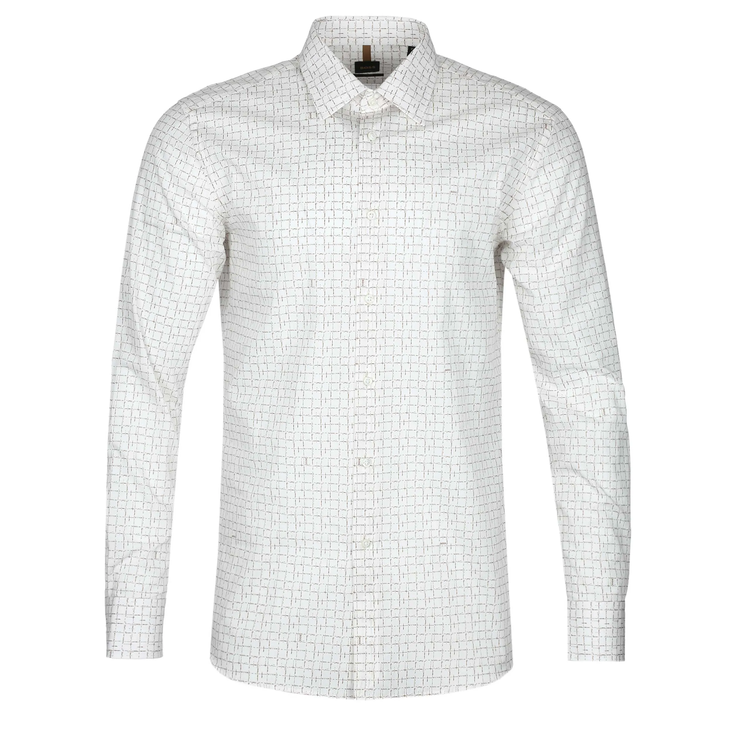 BOSS T Hay kent 214 Shirt in Medium Beige