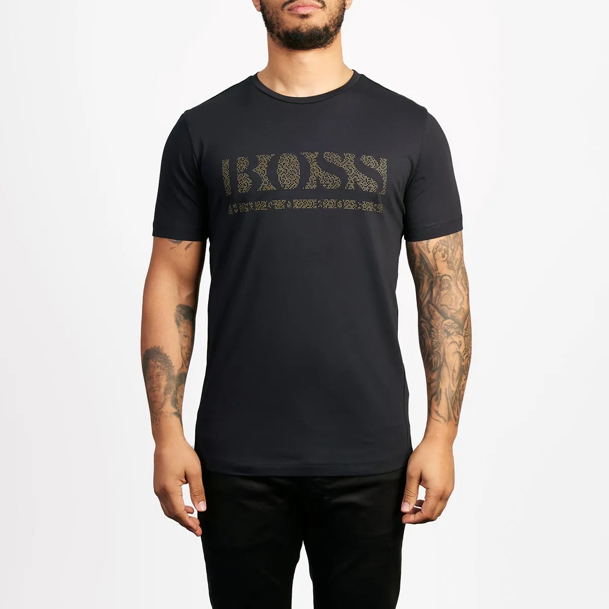 BOSS Tee Pixel T-Shirt in Black