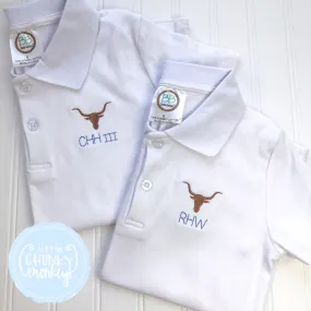 Boy Polo Shirt - Mini Longhorn