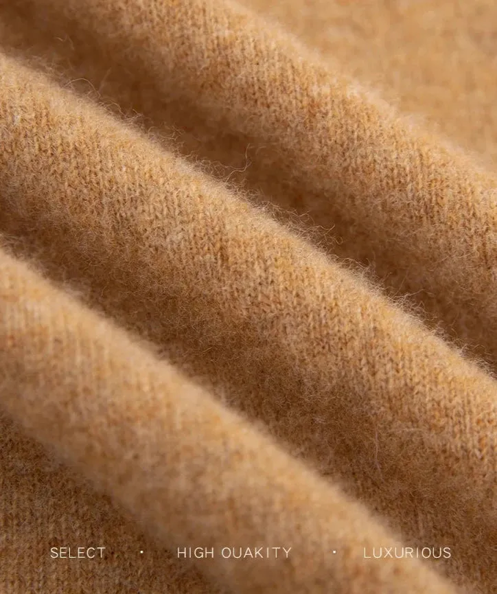 Business wool turtleneck sweater