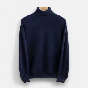 Business wool turtleneck sweater