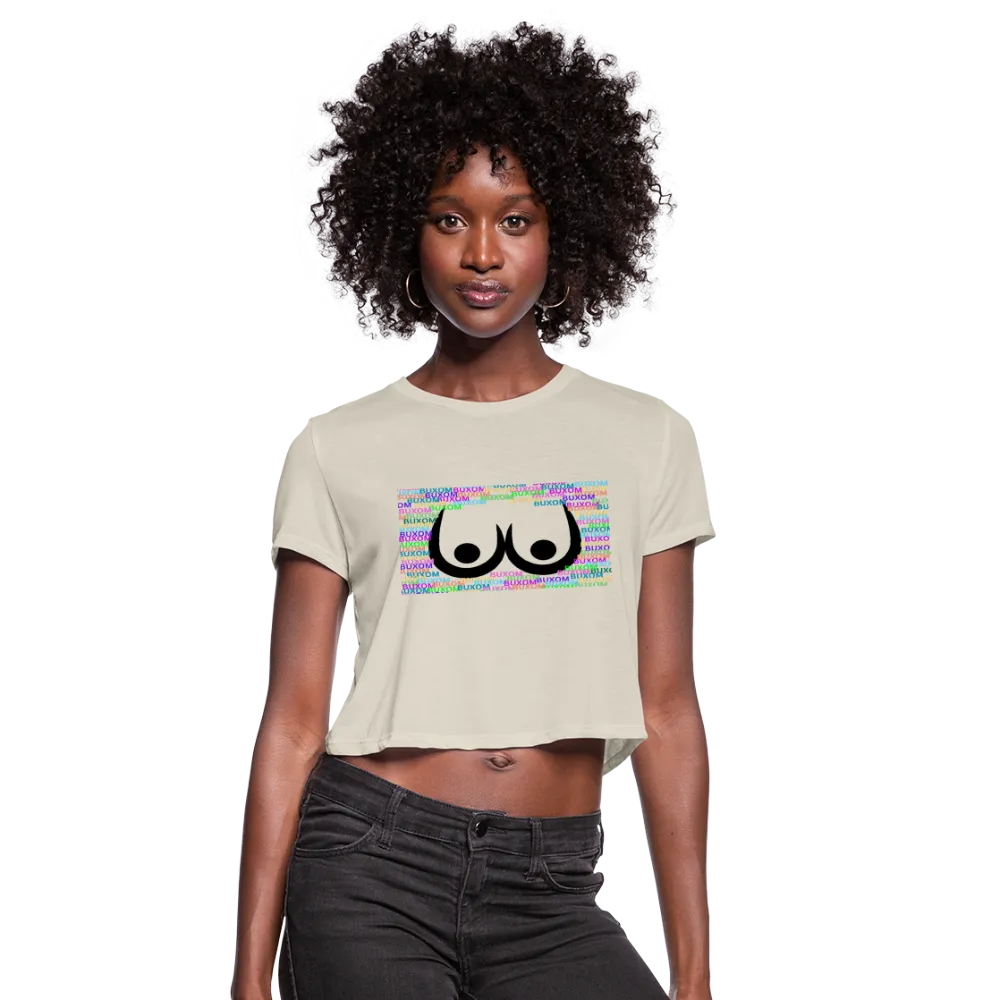 Buxom Women's Cropped T-Shirt - Ships from The US