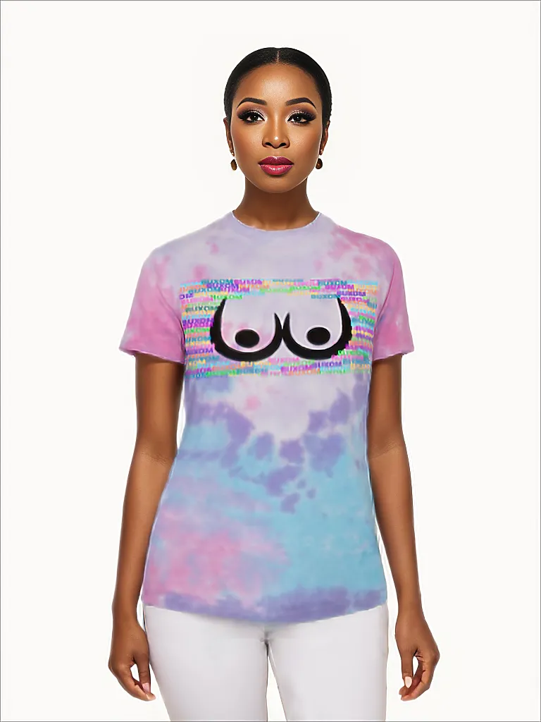 Buxom women's Tie Dye T-Shirt - Ships from The US