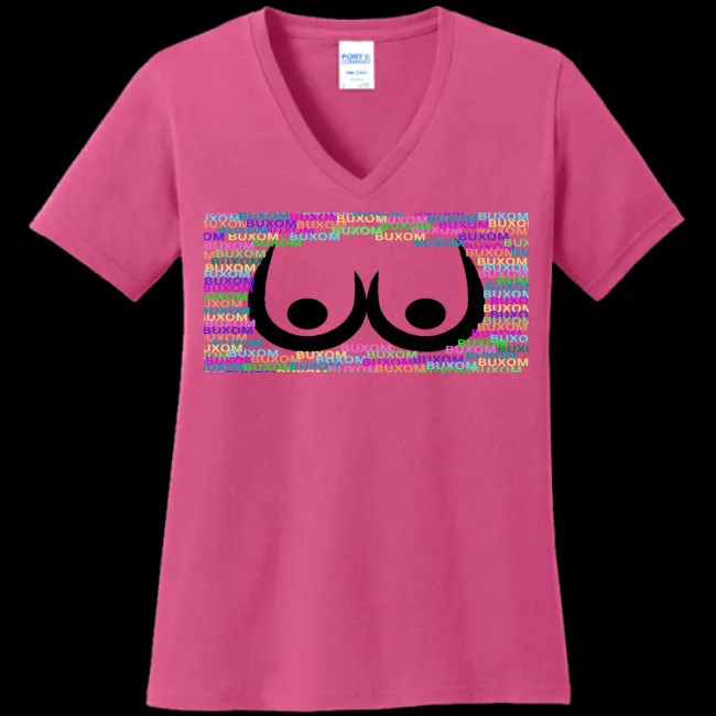 Buxom Women's V-Neck Tee -Ships from The US