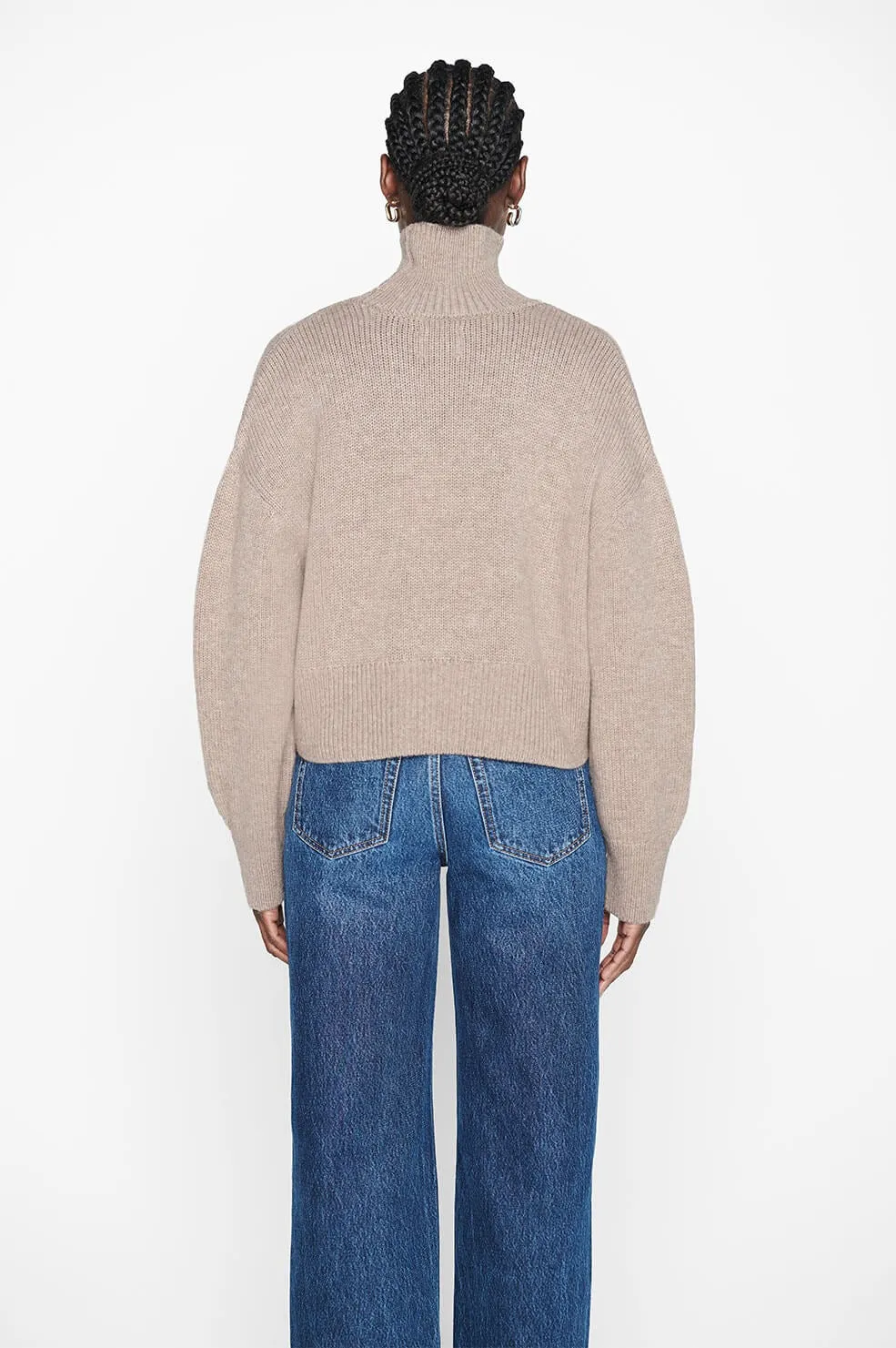 Camilia Cashmere Sweater - Oatmeal