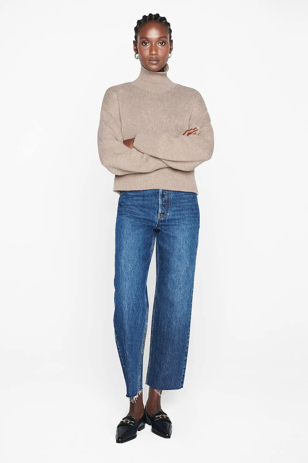 Camilia Cashmere Sweater - Oatmeal