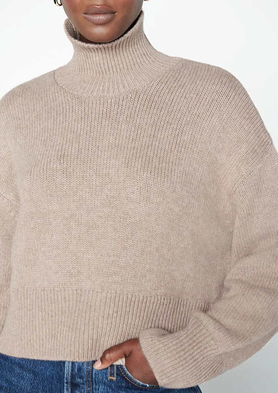 Camilia Cashmere Sweater - Oatmeal