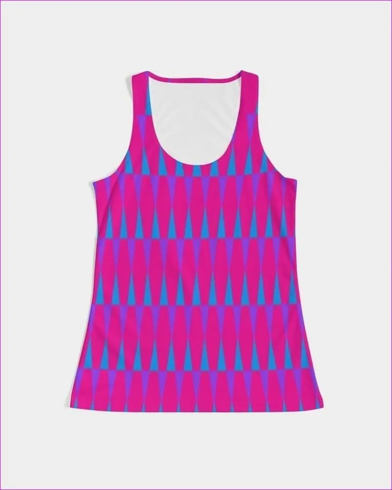 Candy Checkered Womens Tank