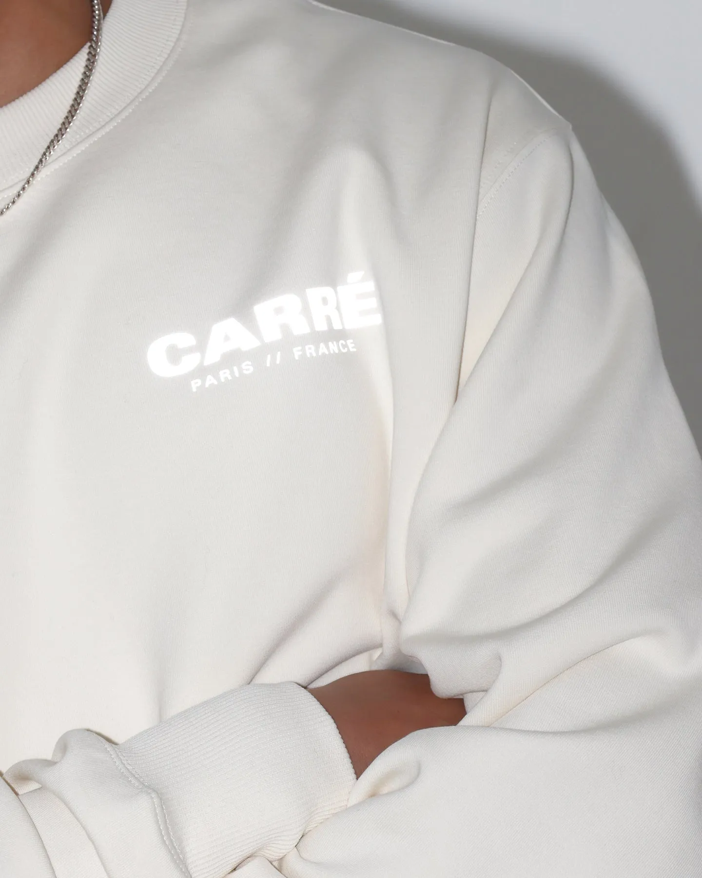 Carré Motion Crewneck Off White