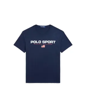 Classic Fit Polo Sport Jersey T-Shirt - Navy