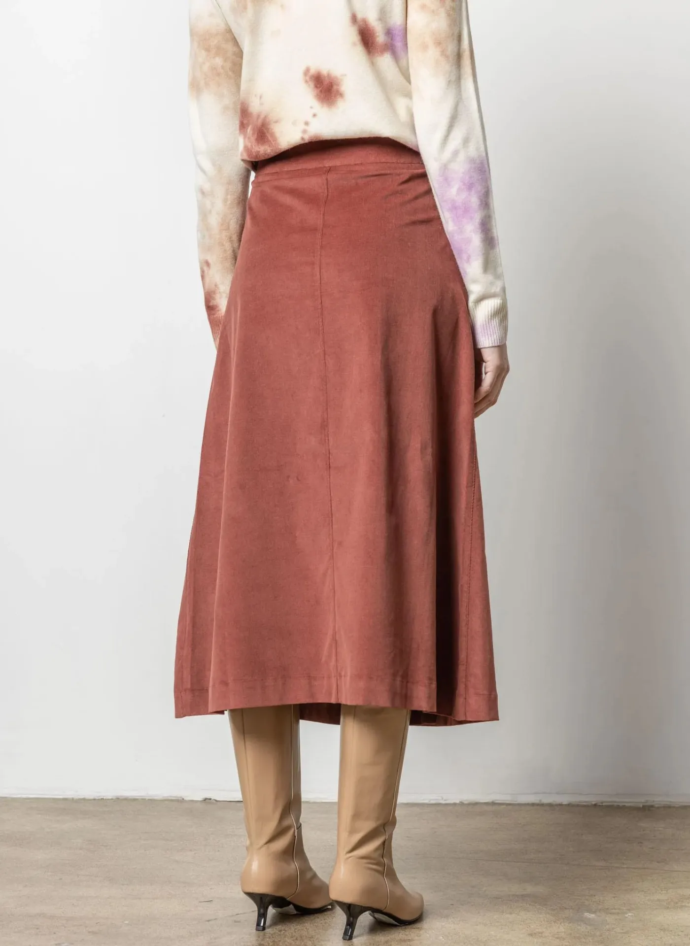 Corduroy Wrap Skirt