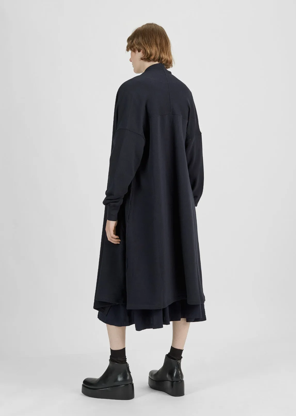 Cotton Shawl Collar Coat