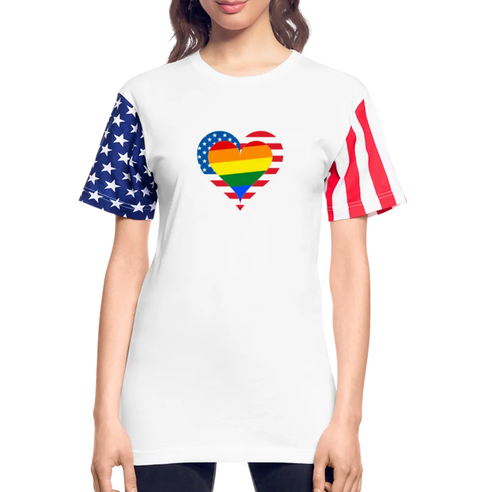 Country & Pride Adult Stars & Stripes T-Shirt | LAT Code Five™ 3976 - Ships from The USA