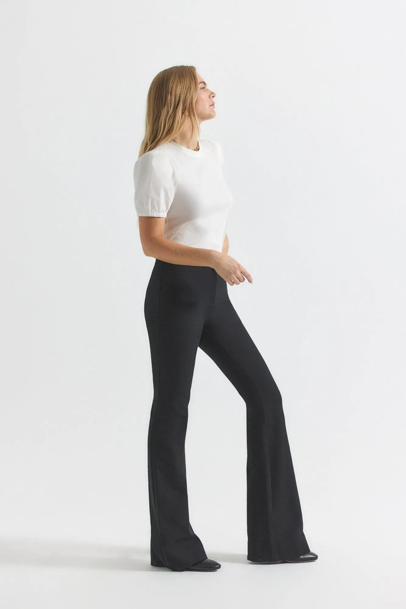 Crosby Flare Trouser - Black