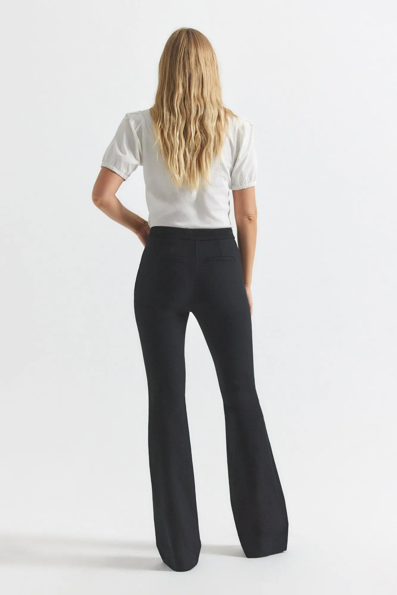 Crosby Flare Trouser - Black