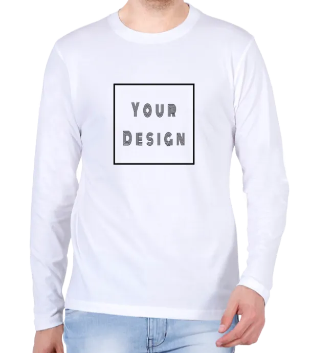 Customized Full Sleeves T Shirt D100