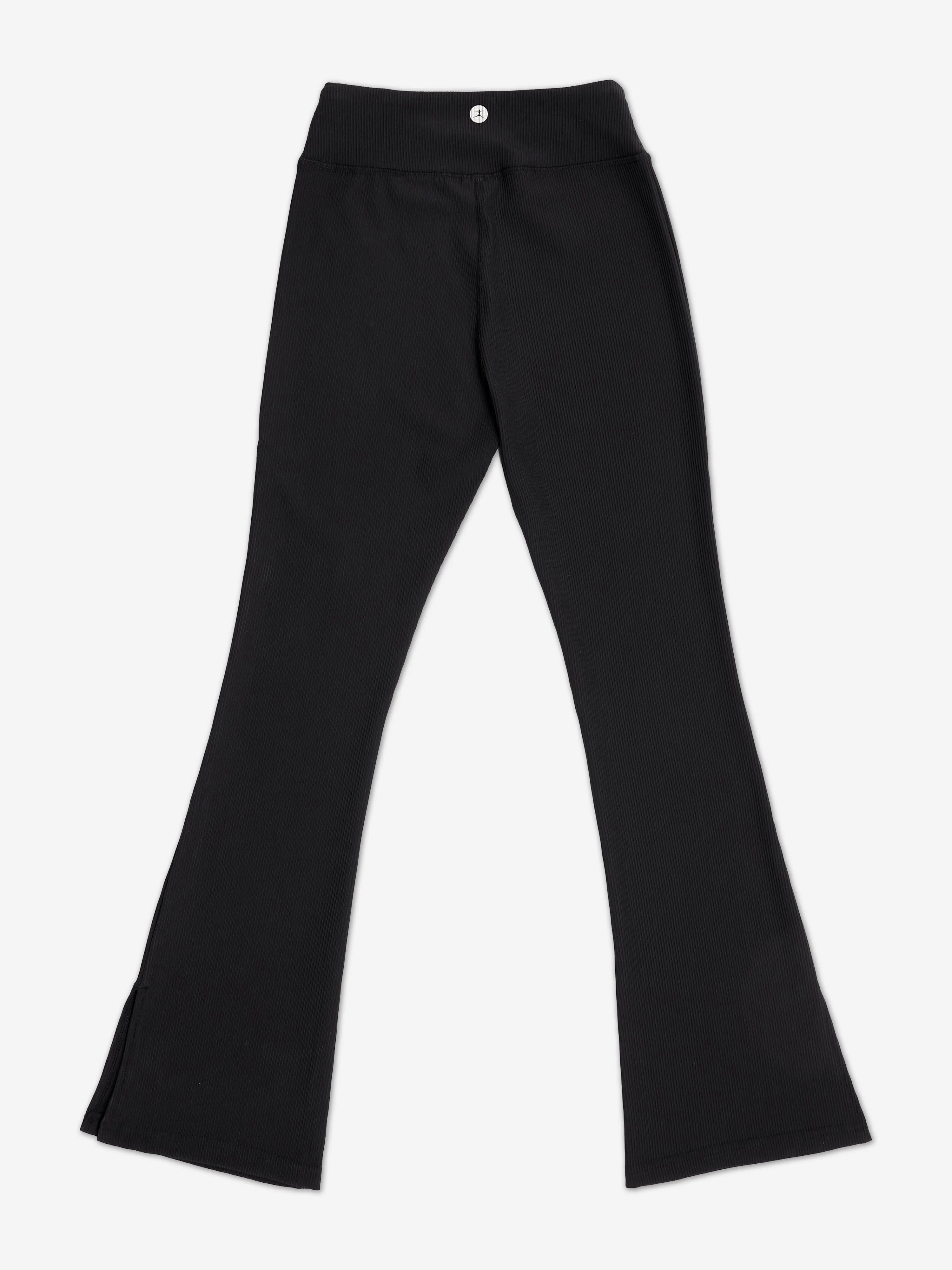 Danskin Girls High Waist Flared Pants in Black